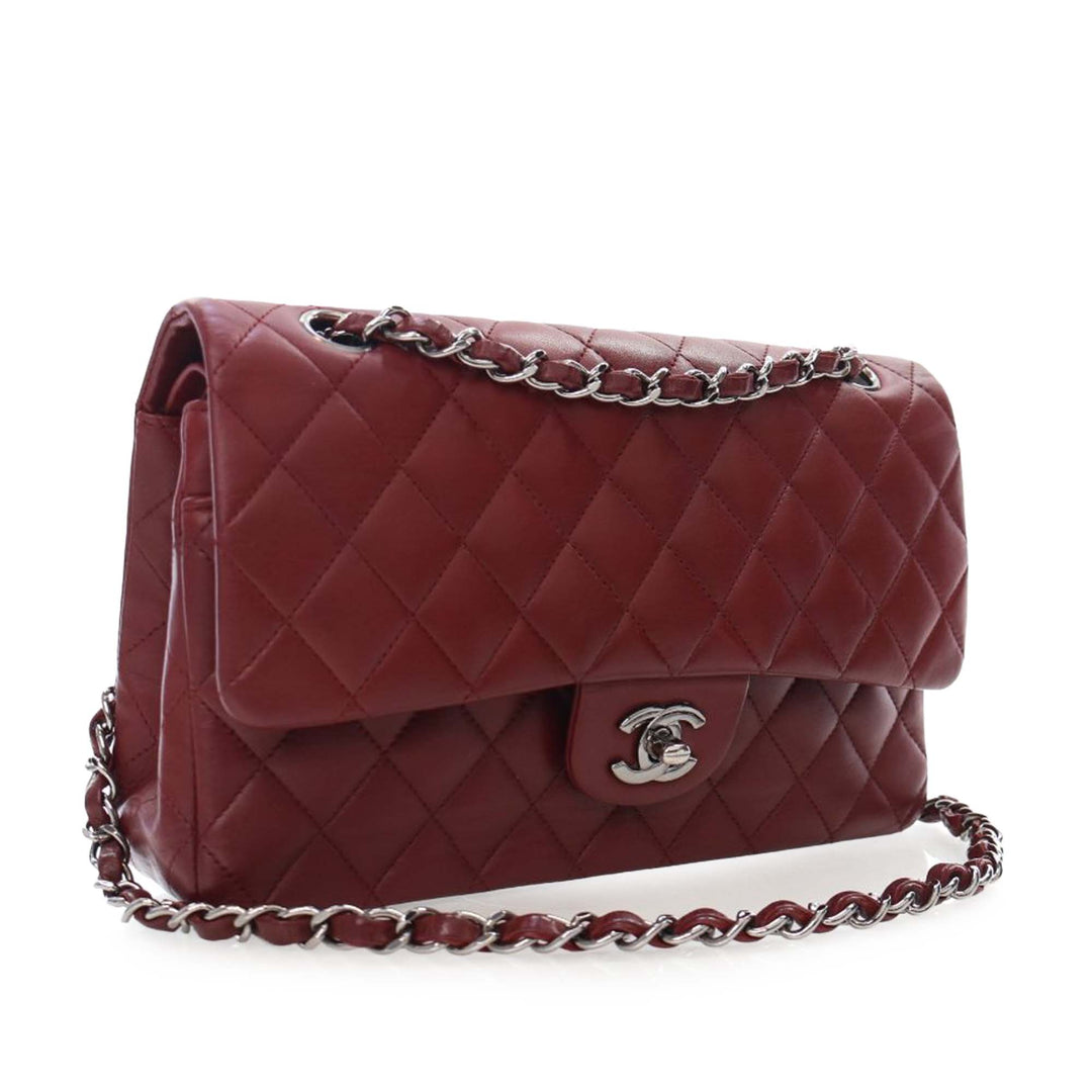 Chanel Medium Classic Cuir d’agneau Double rabat