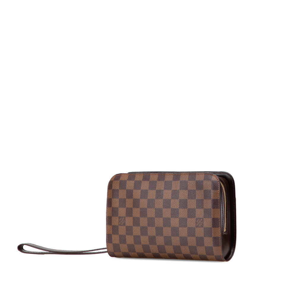 Damier Ebene Saint Louis Pochette Brown - Gaby Paris