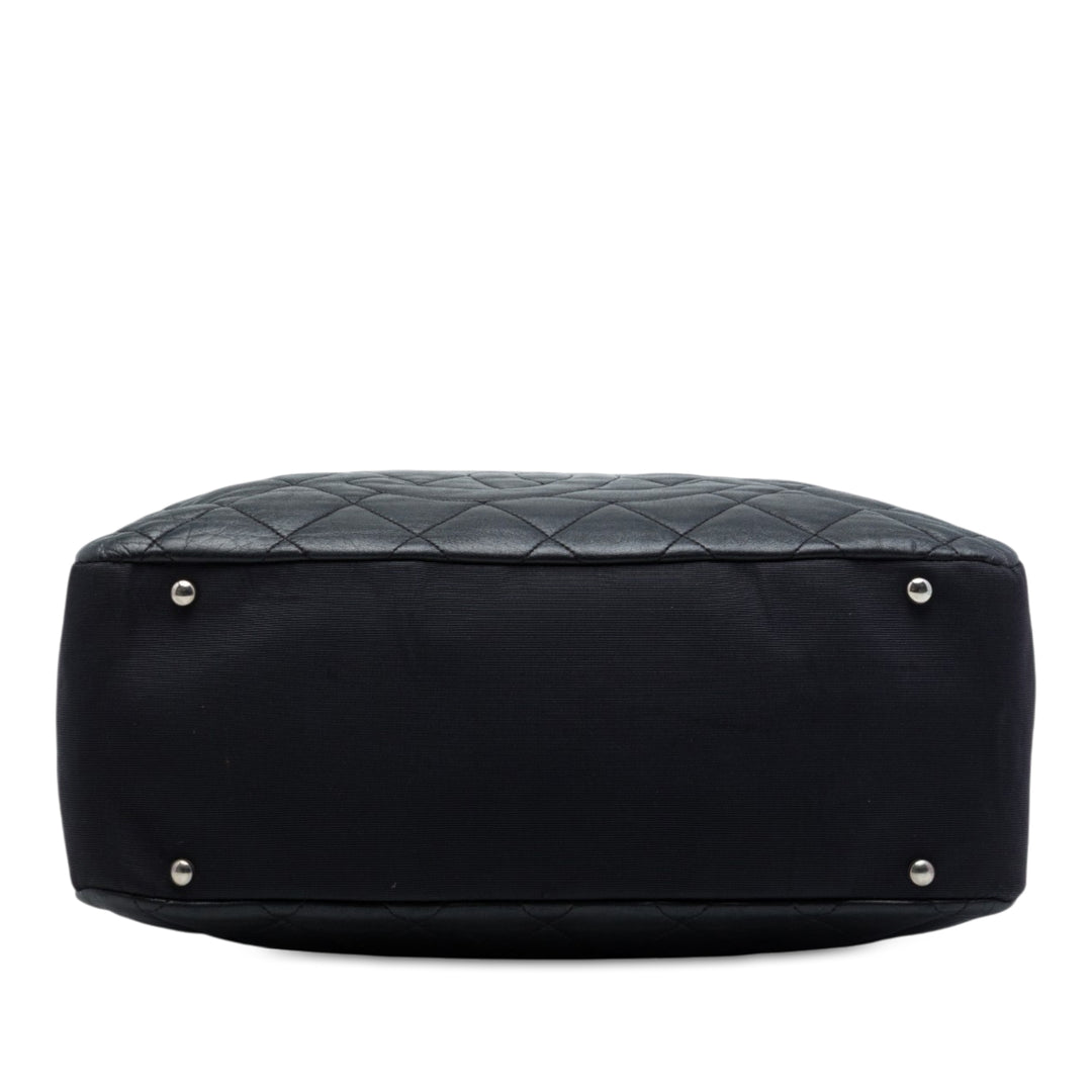 Paris Venice Matelassé Lido Sac Cuir d'agneau Noir