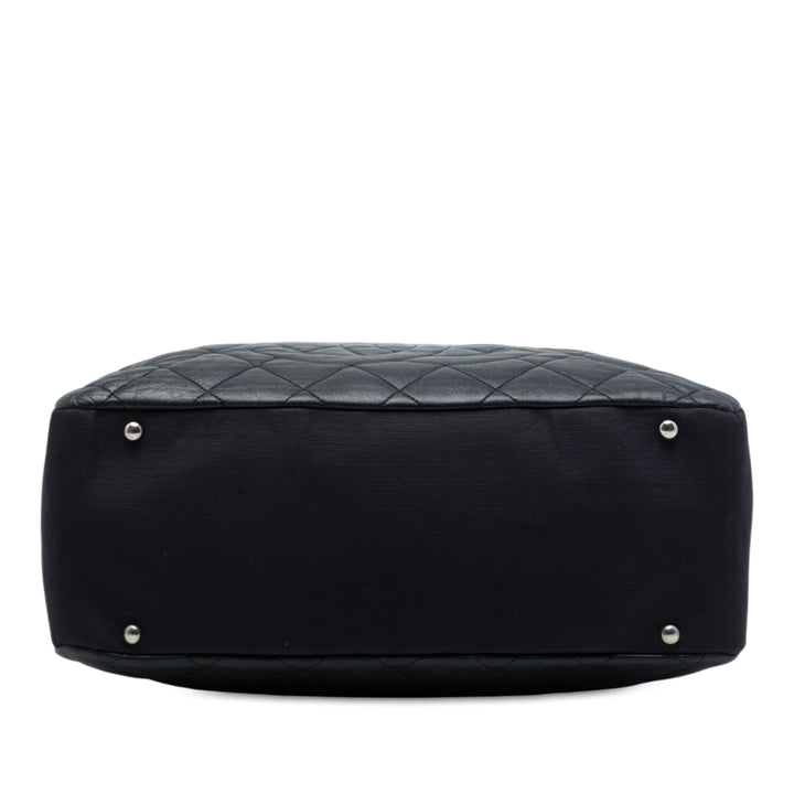 Paris Venice Matelassé Lido Sac Cuir d'agneau Noir