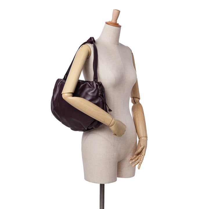 Bottega Veneta Medium Nappa The Bulb Sac bandoulière Marron