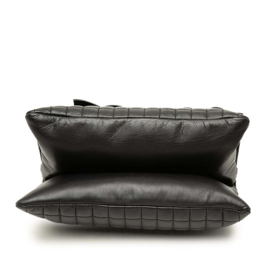Chanel CC Chocolate Bar No 5 Camellia Sac Cuir d'agneau