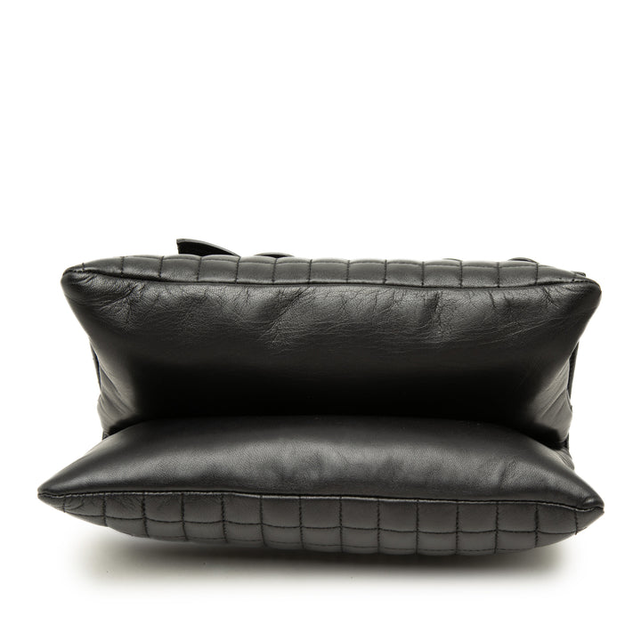 Chanel CC Chocolate Bar No 5 Camellia Sac Cuir d'agneau