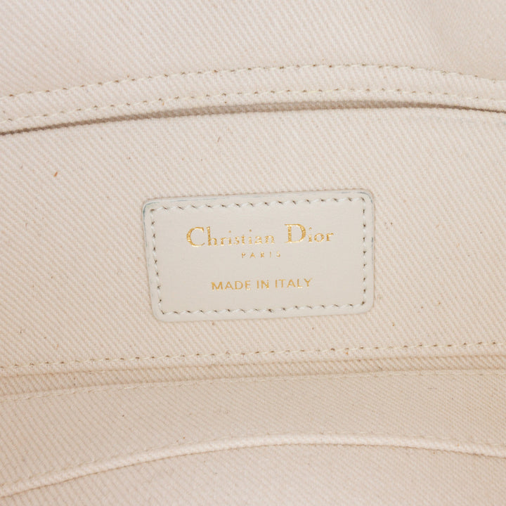 Dior Small Jean Toile de Jouy Soleil Lady D Joy Blanc