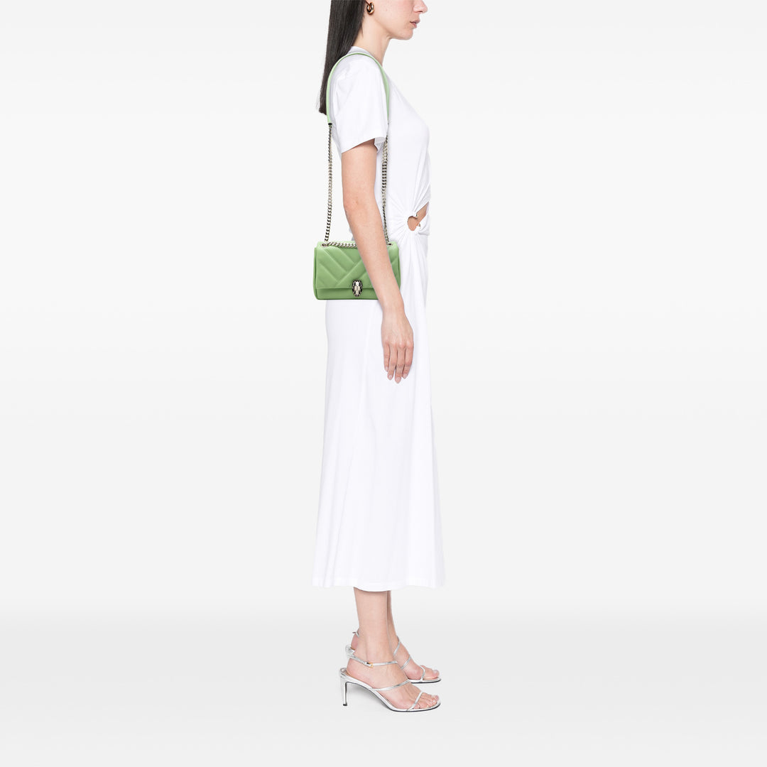 Bvlgari Sac bandoulière Serpenti Cabochon Chaîne Vert – vue 6 – GABY PARIS