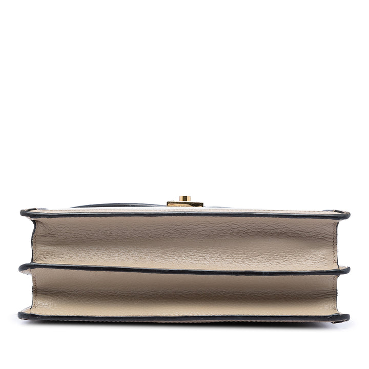 Gucci Small GG Toile Web Ophidia anse supérieure à rabat