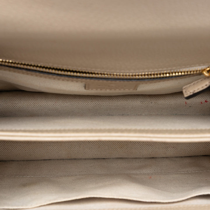 Gucci Small GG Toile Web Ophidia anse supérieure à rabat