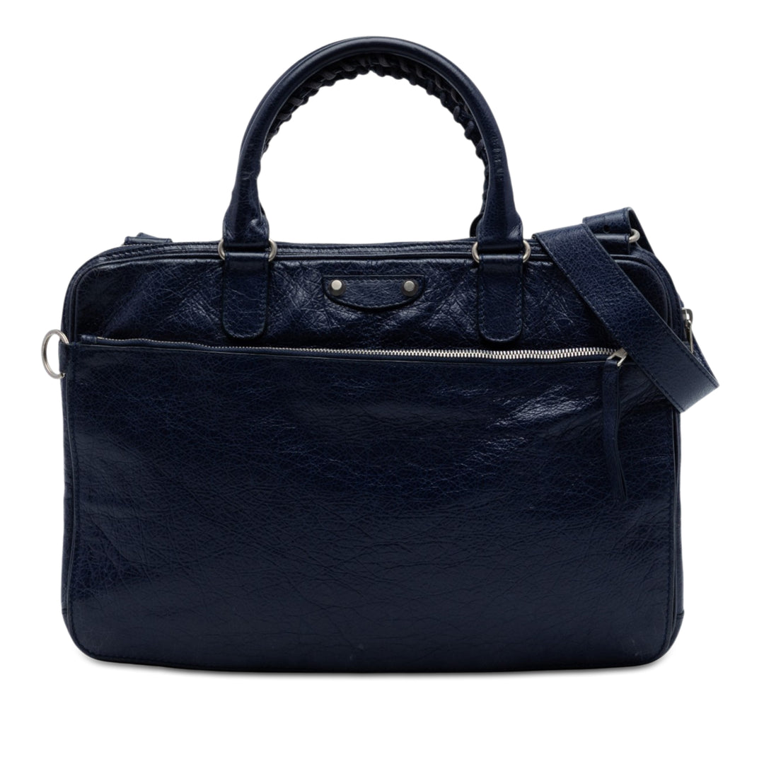 Balenciaga Cuir d’agneau Motocross Giant 12 Porte-documents