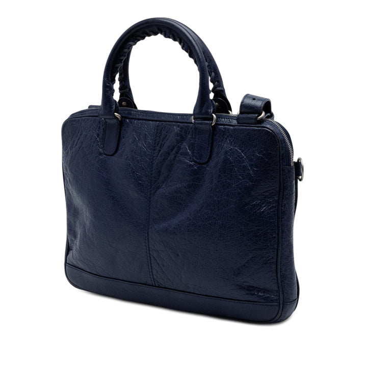 Balenciaga Cuir d’agneau Motocross Giant 12 Porte-documents