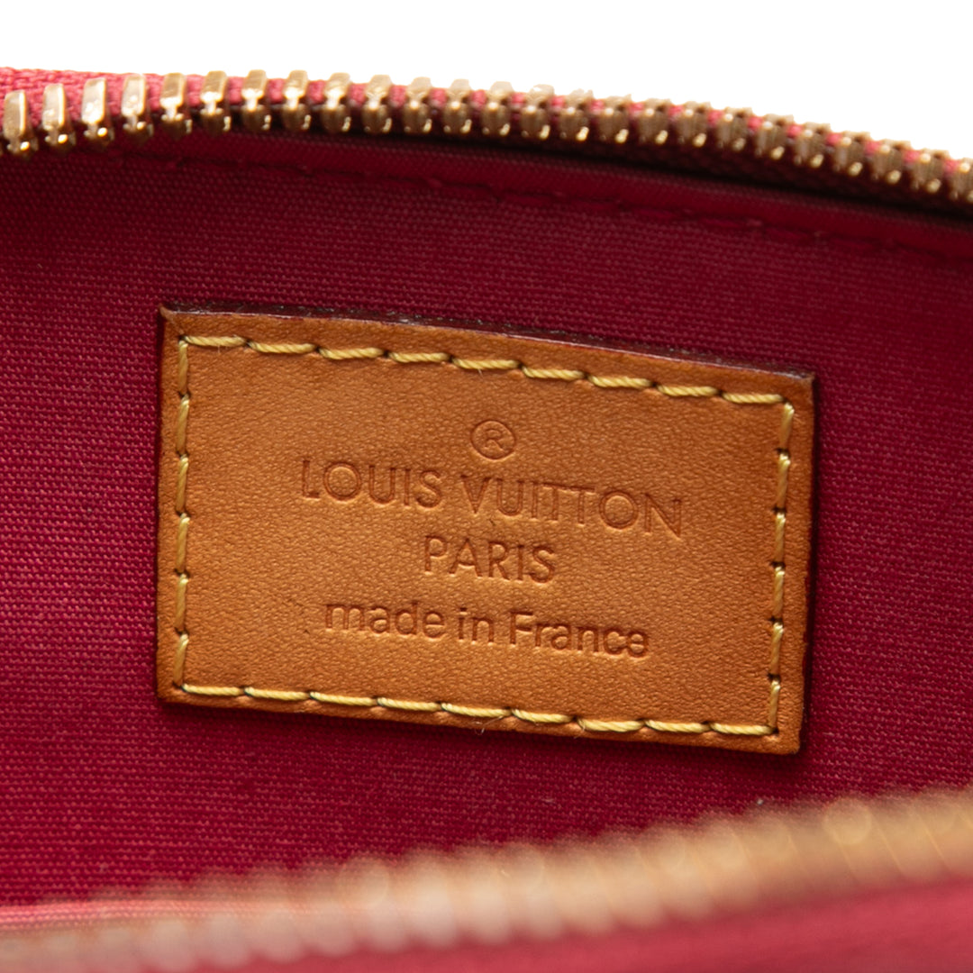 Alma BB Cuir verni Monogram Rose