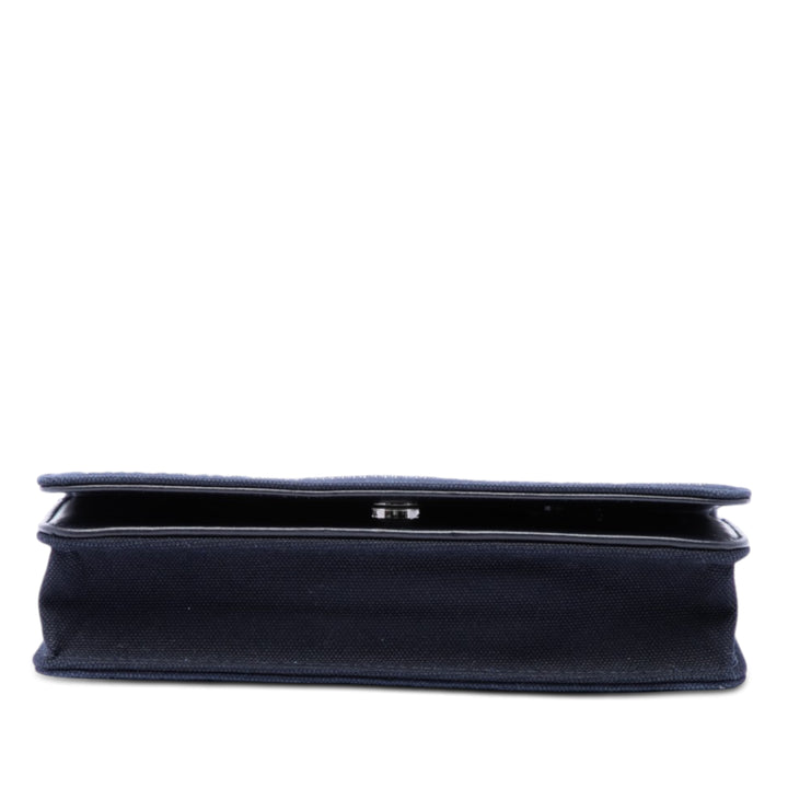 Chanel Paris Shanghai Cristal Embellished Toile Wallet on Chain