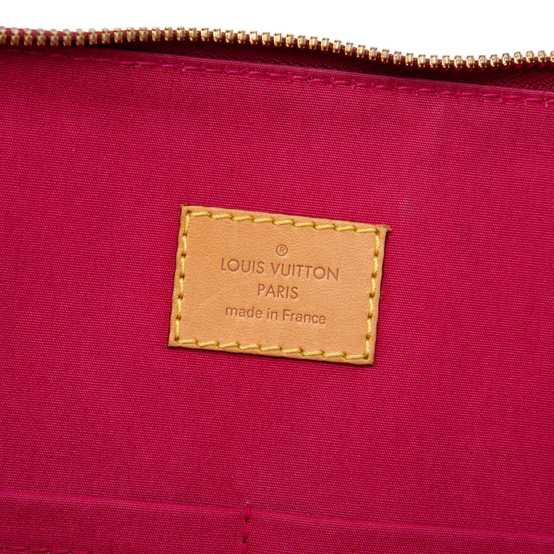 Louis Vuitton Alma GM Cuir verni Monogram Rose – vue 5 – GABY PARIS