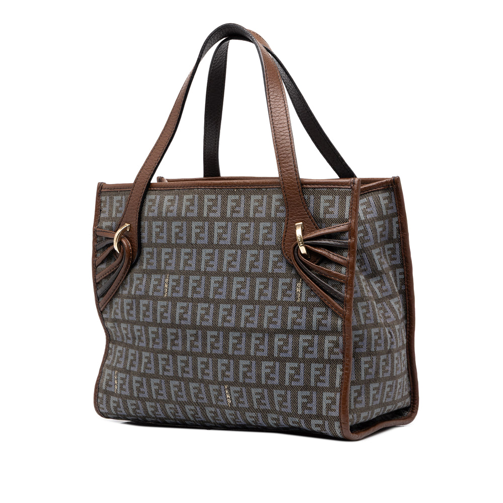 Fendi Sac à main Zucchino Jean Gris – vue 2 – GABY PARIS