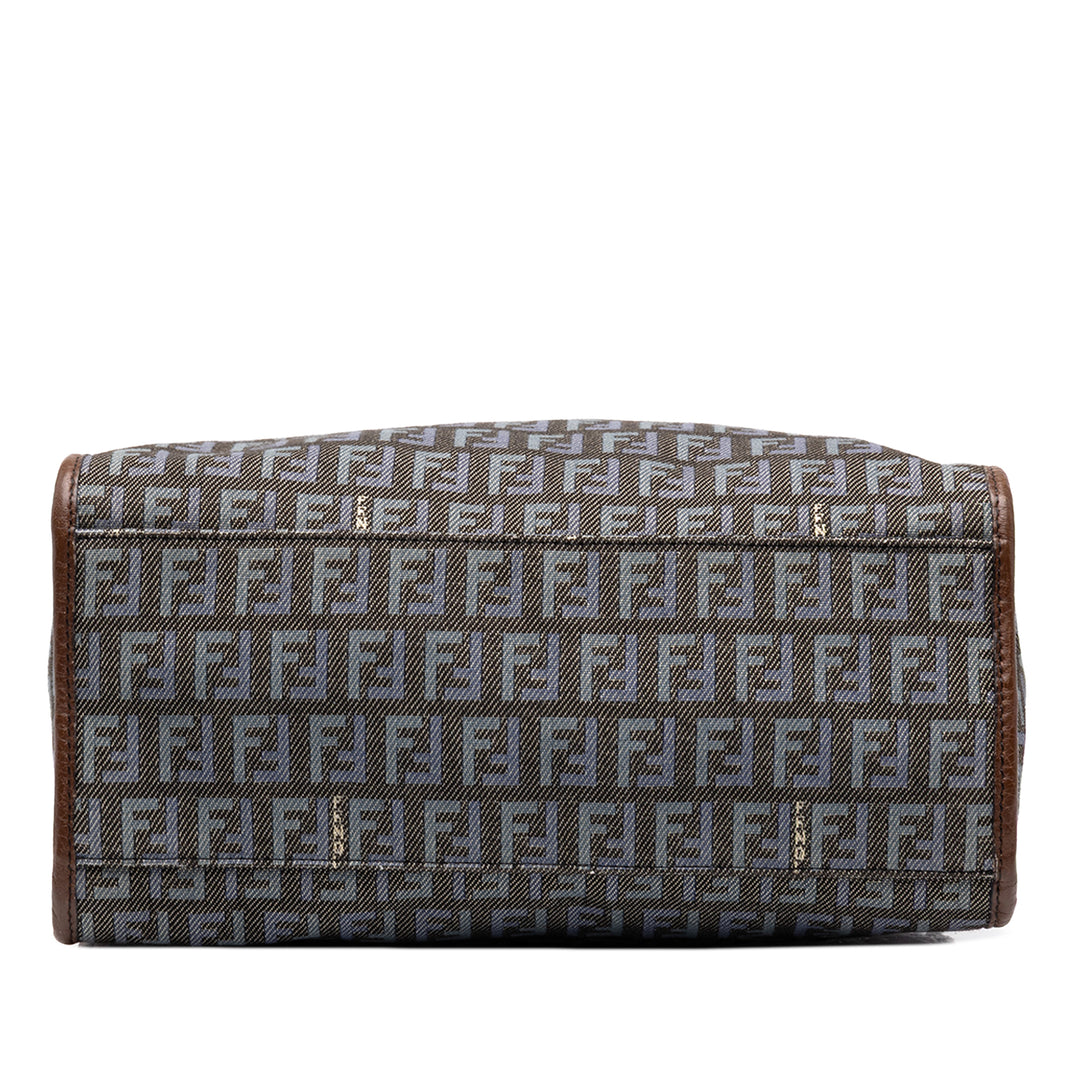 Fendi Sac à main Zucchino Jean Gris – vue 3 – GABY PARIS