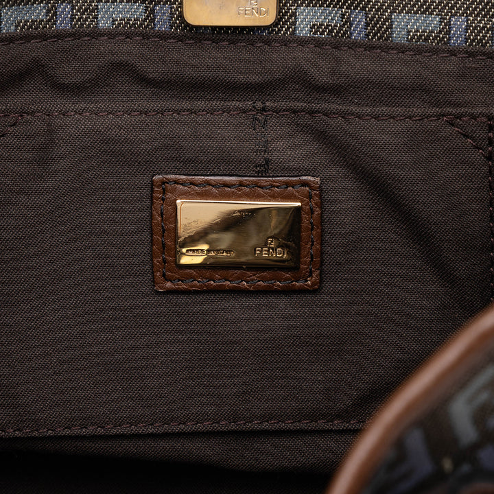 Fendi Sac à main Zucchino Jean Gris – vue 5 – GABY PARIS