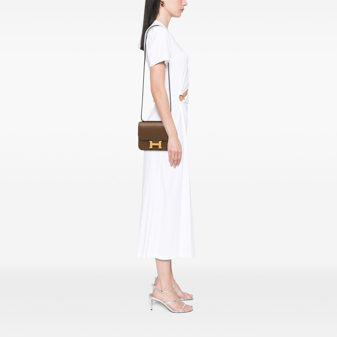 Hermès Chevre Mysore Constance 18 Mini Marron – vue 5 – GABY PARIS