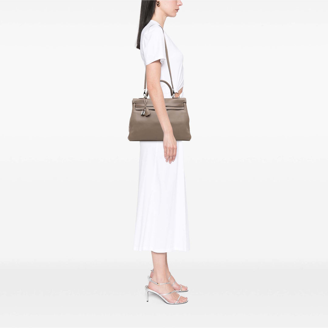 Hermès Swift Kelly II Retourne 35 Marron – GABY PARIS Authentique