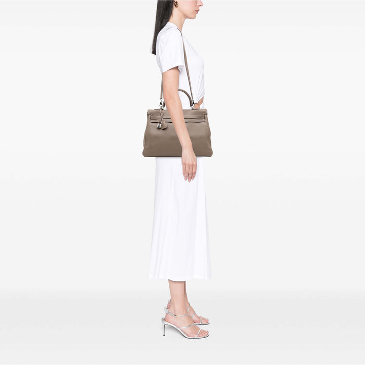 Hermès Swift Kelly II Retourne 35 Marron – GABY PARIS Authentique