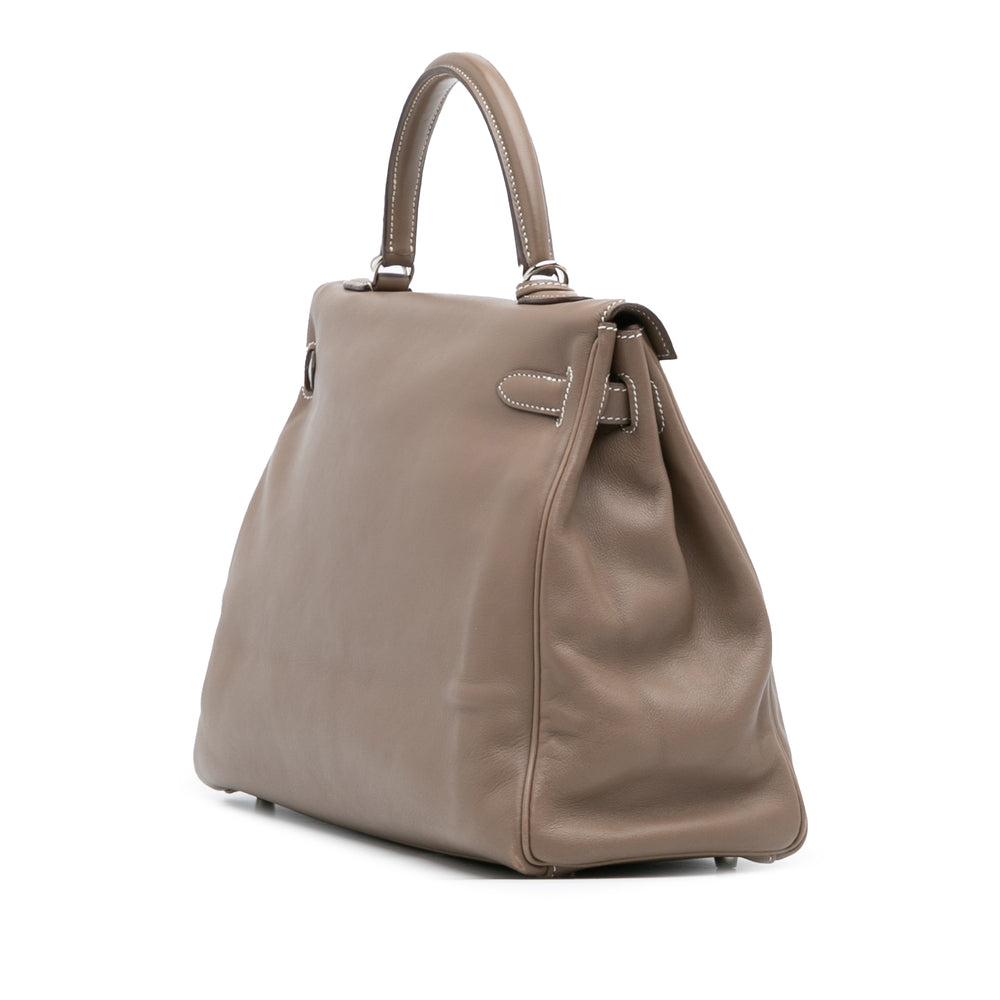 Hermès Swift Kelly II Retourne 35 Marron – GABY PARIS Authentique
