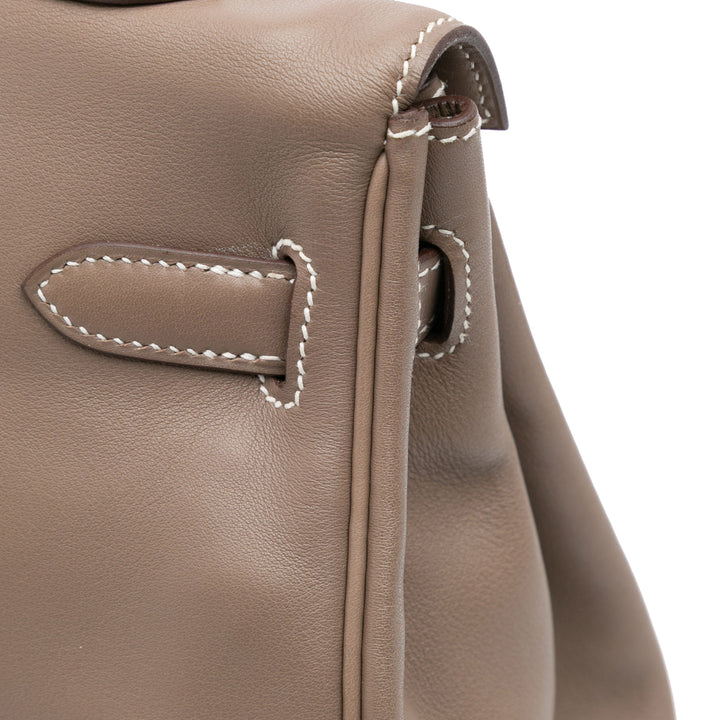 Hermès Swift Kelly II Retourne 35 Marron – GABY PARIS Authentique