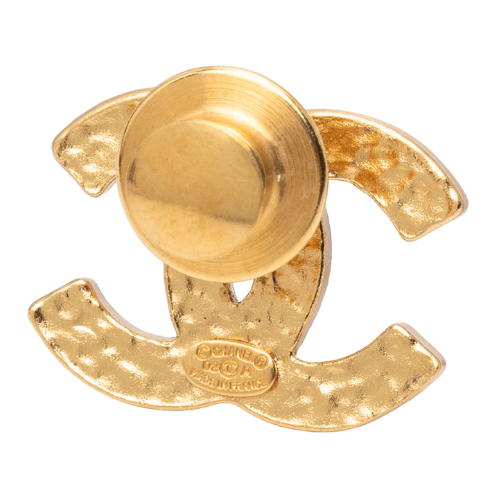 Chanel CC Émail plaqué Broche Other