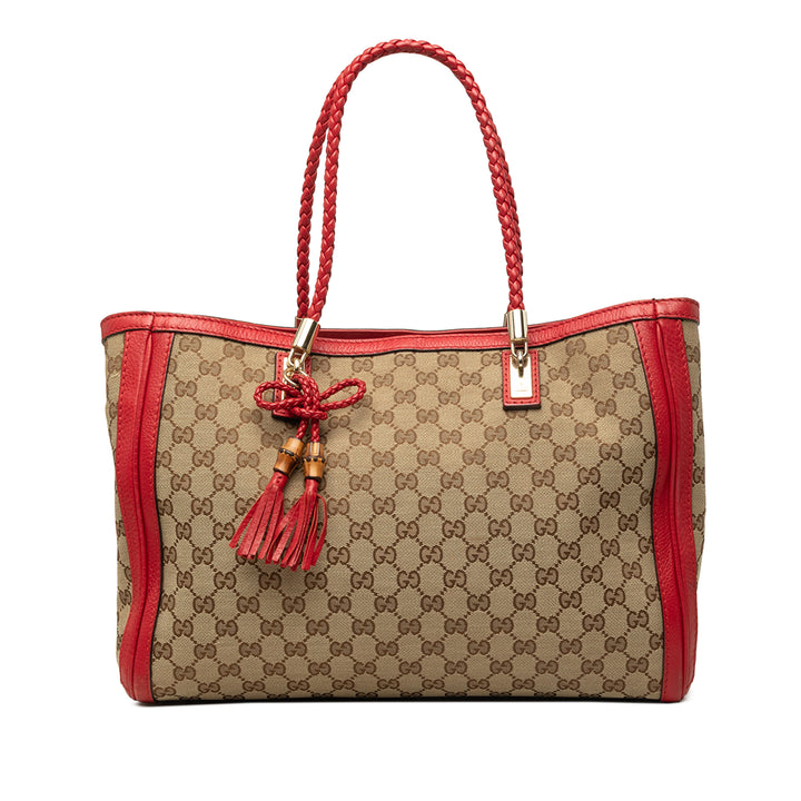 Gucci GG Bella Cabas Rouge – vue principale – GABY PARIS