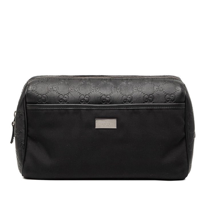 Gucci Guccissima à finitions Pochette Nylon
