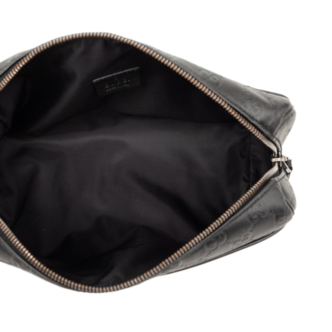 Gucci Guccissima à finitions Pochette Nylon