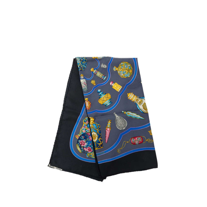 Hermès Qu Importe Le Flacon Foulard 90 Bleu – vue principale – GABY PARIS