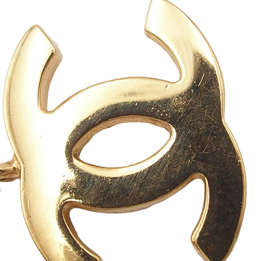 Chanel plaqué CC et Heart Pendant Collier