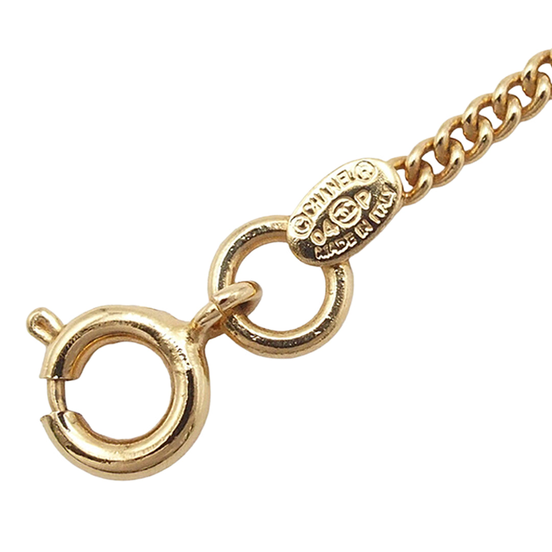 Chanel plaqué CC et Heart Pendant Collier