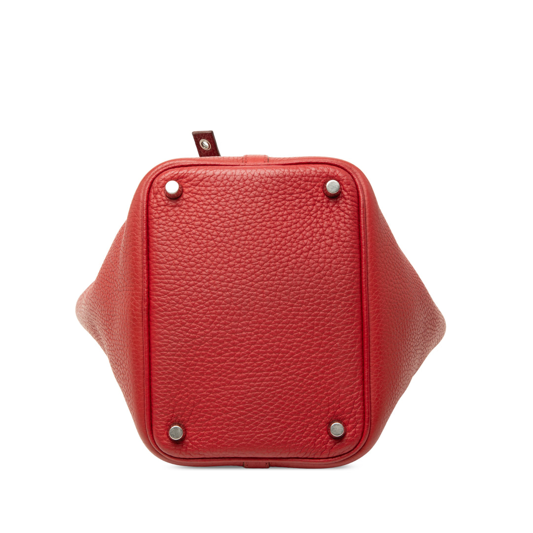 Hermès Sac à main Picotin Lock 18 Clémence Rouge – vue 3 – GABY PARIS