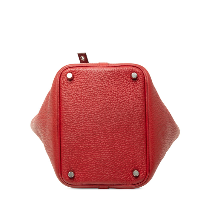 Hermès Sac à main Picotin Lock 18 Clémence Rouge – vue 3 – GABY PARIS