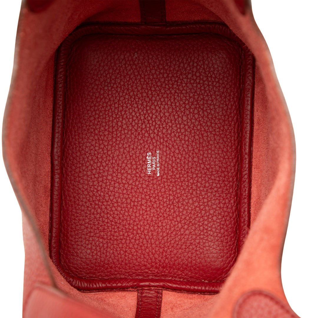 Hermès Sac à main Picotin Lock 18 Clémence Rouge – vue 4 – GABY PARIS