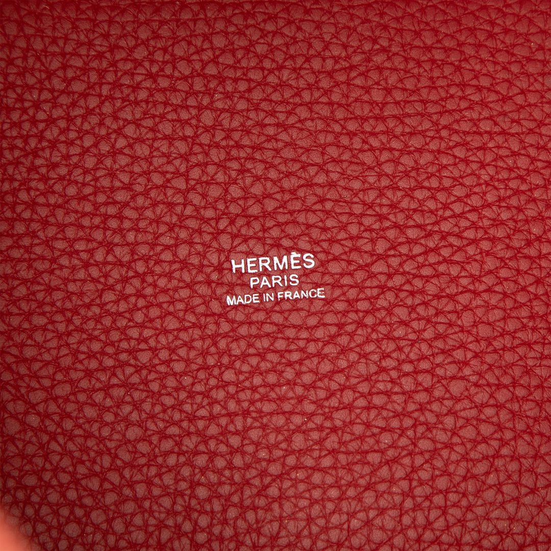 Hermès Sac à main Picotin Lock 18 Clémence Rouge – vue 5 – GABY PARIS