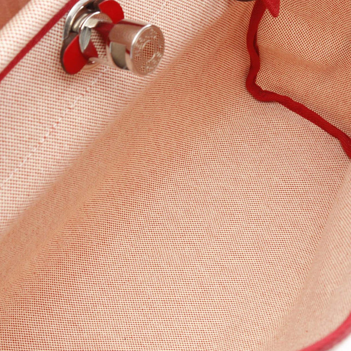 Hermès Toile and Vache Hunter Pegase Pop Herbag Zip 31 Marron