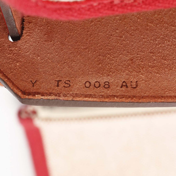 Hermès Toile and Vache Hunter Pegase Pop Herbag Zip 31 Marron