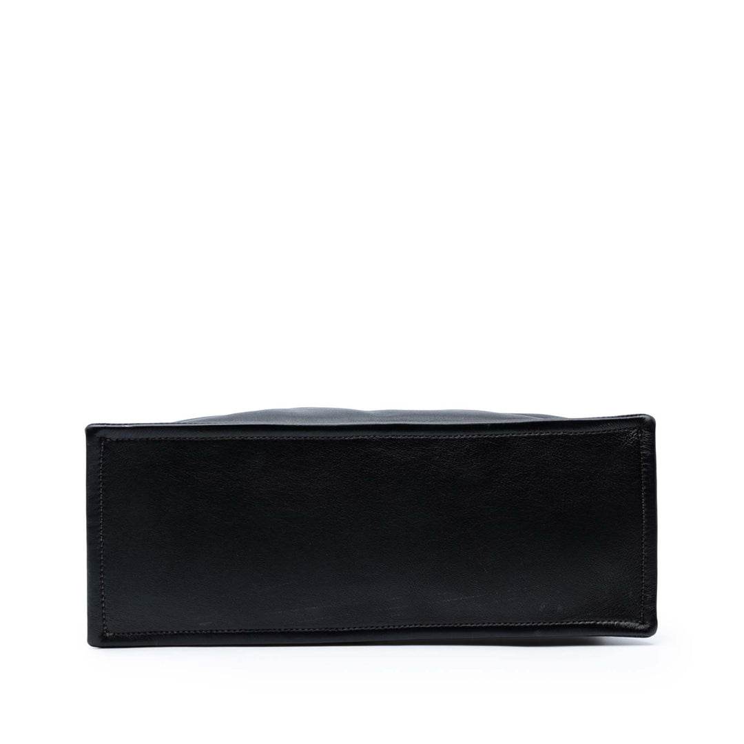 Chanel Large Bicolor Metallic Cuir de chèvre et Cuir de veau Boy Cabas