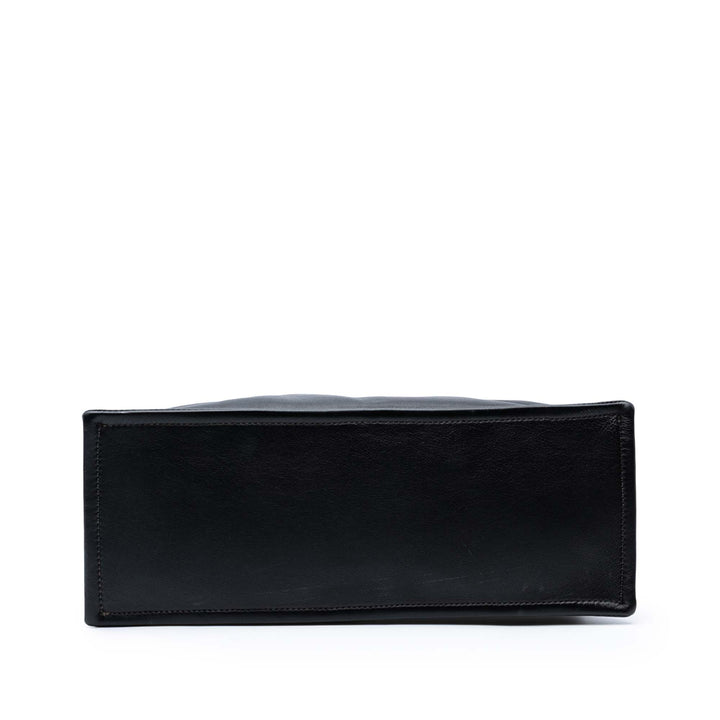 Chanel Large Bicolor Metallic Cuir de chèvre et Cuir de veau Boy Cabas