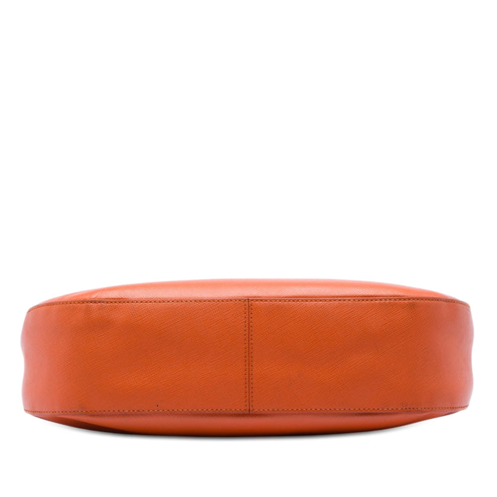 Prada Sac porté épaule Lux Saffiano Orange – vue 3 – GABY PARIS
