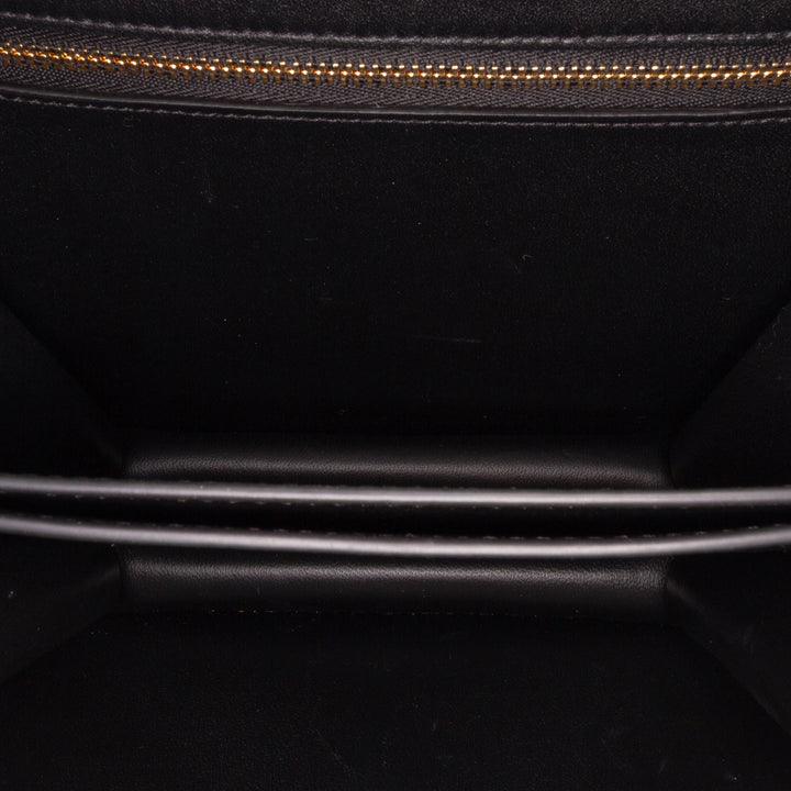 Shiny Calfskin College Triomphe Black - Gaby Paris