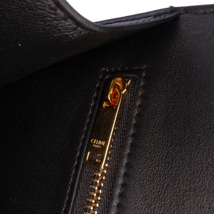 Shiny Calfskin College Triomphe Black - Gaby Paris