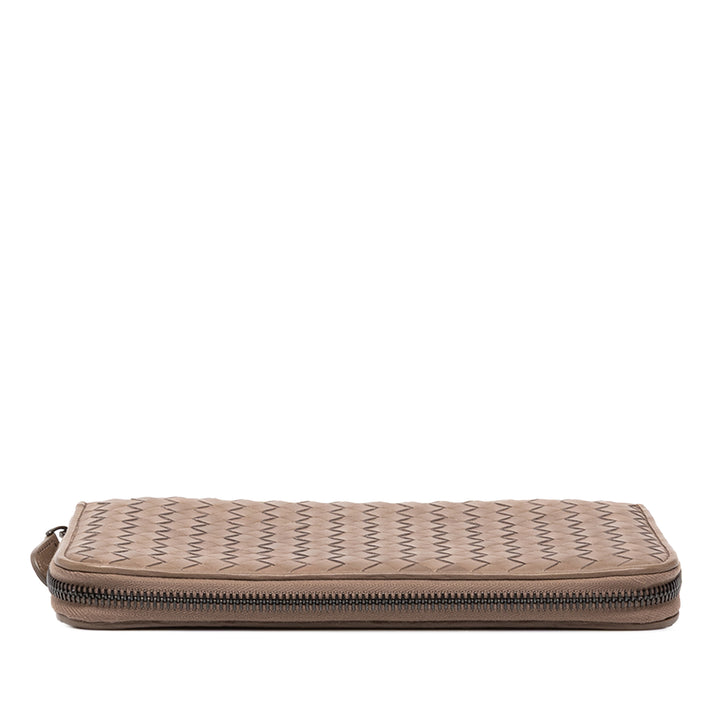 Bottega Veneta Intrecciato Portefeuille nappa Marron – vue 3 – GABY PARIS
