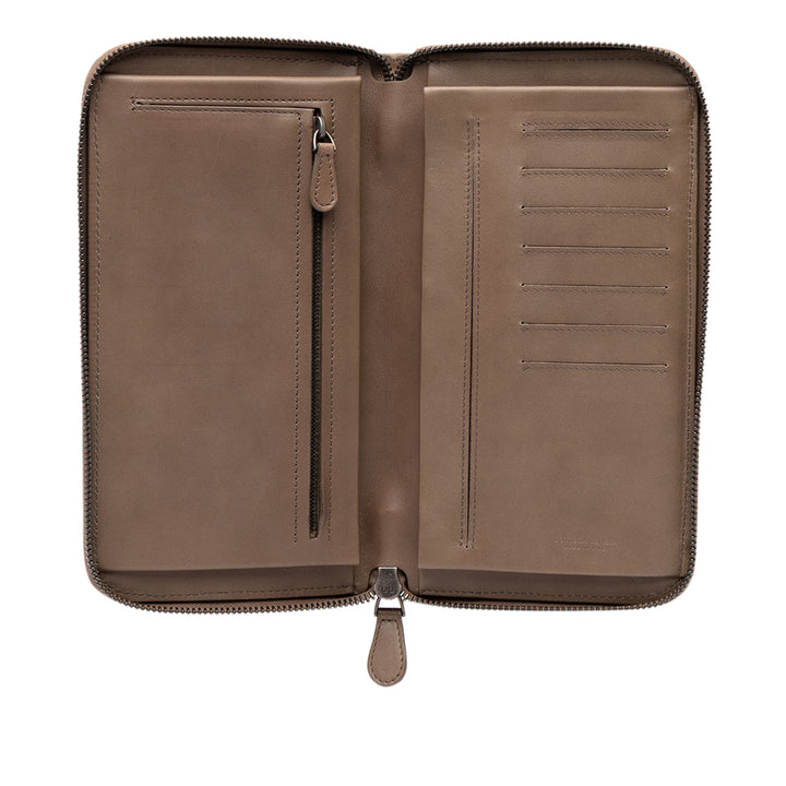 Bottega Veneta Intrecciato Portefeuille nappa Marron – vue 4 – GABY PARIS
