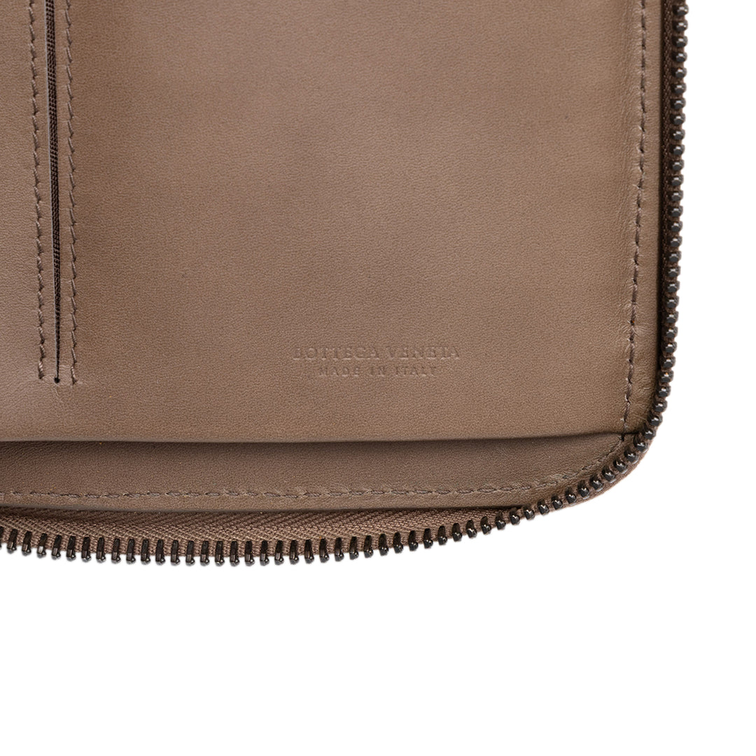 Bottega Veneta Intrecciato Portefeuille nappa Marron – vue 5 – GABY PARIS