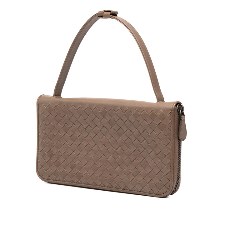Bottega Veneta Intrecciato Portefeuille nappa Marron – vue 6 – GABY PARIS