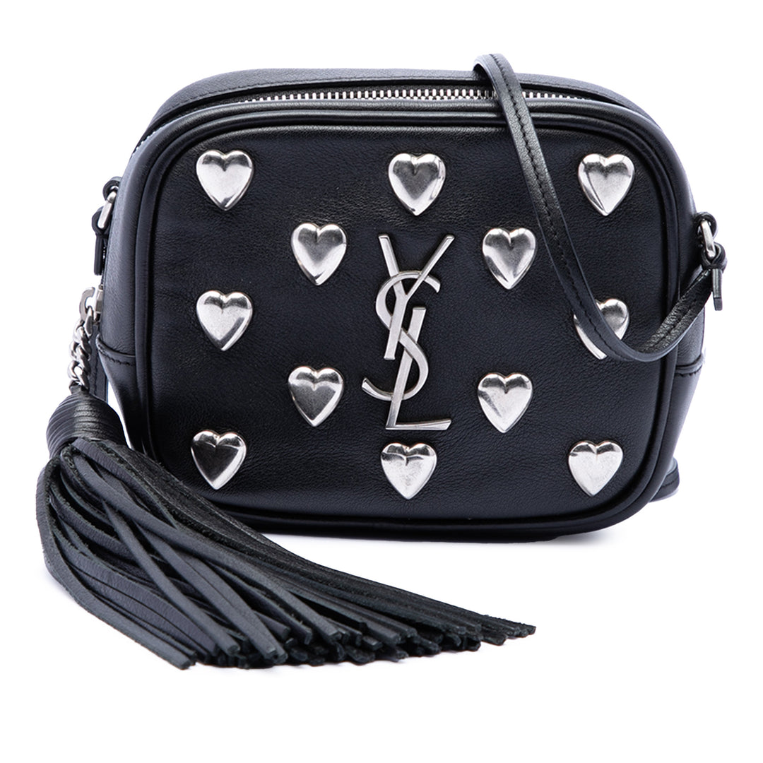 Saint Laurent clouté Heart Blogger Sac Cuir de veau