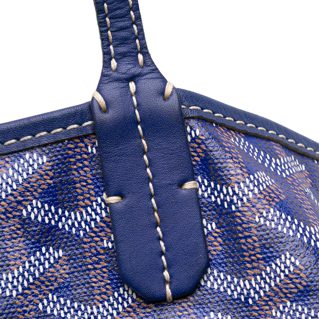 Goyard Goyardine Saint Louis PM Bleu – GABY PARIS Authentique