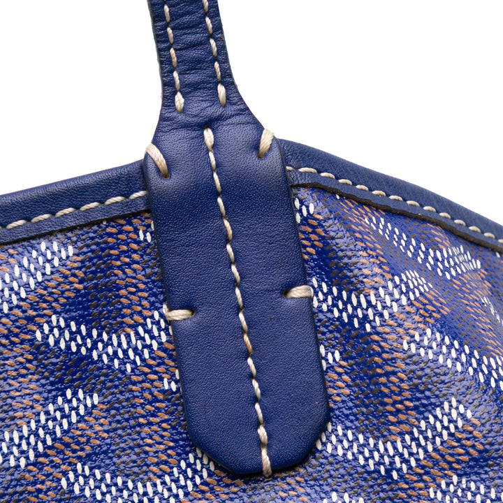 Goyard Goyardine Saint Louis PM Bleu – GABY PARIS Authentique