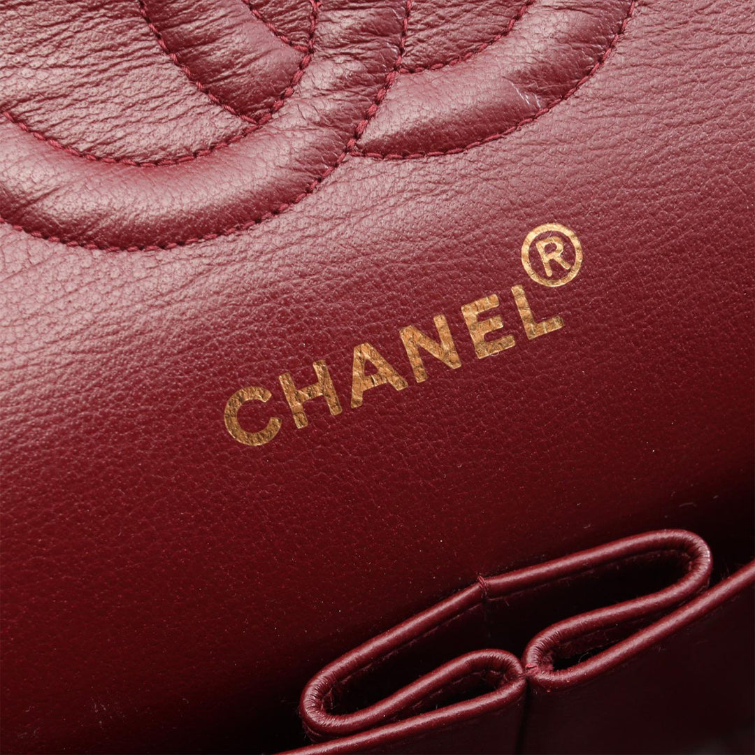 Chanel Medium Classic Cuir d’agneau Double rabat
